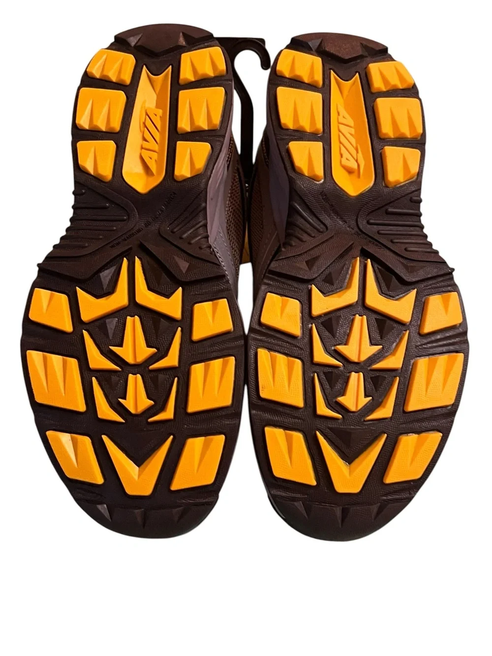 Avia Men's Talus rugged walking shoes featuring a gray and black design.